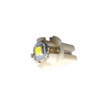 Led bec 1 smd 3030 super bright, soclu T5 B8.3D pentru bord, de culoare alb